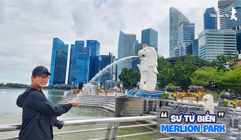 Khám phá công viên sư tử biển Merlion - biểu tượng du lịch Singapore 2 công viên sư tử biển merlion park
