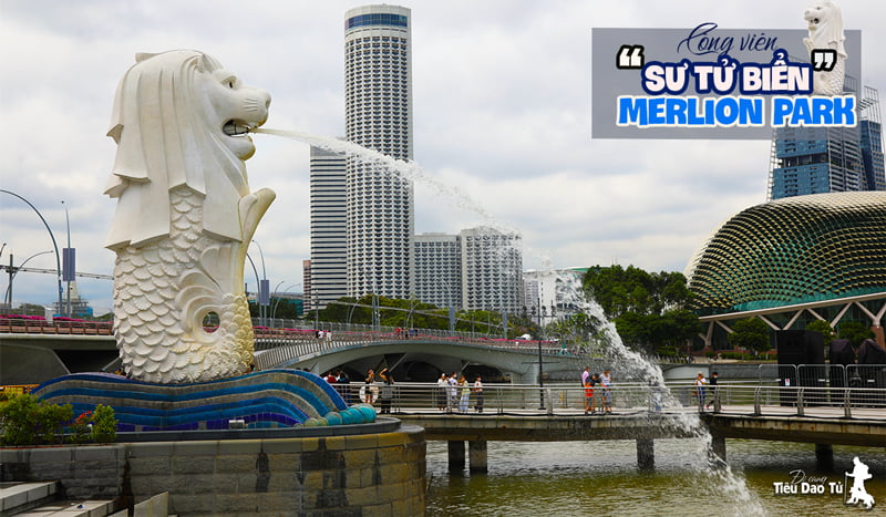 Khám phá công viên sư tử biển Merlion - biểu tượng du lịch Singapore 4 công viên sư tử biển merlion park