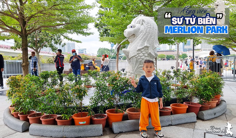 Khám phá công viên sư tử biển Merlion - biểu tượng du lịch Singapore 5 công viên sư tử biển merlion park