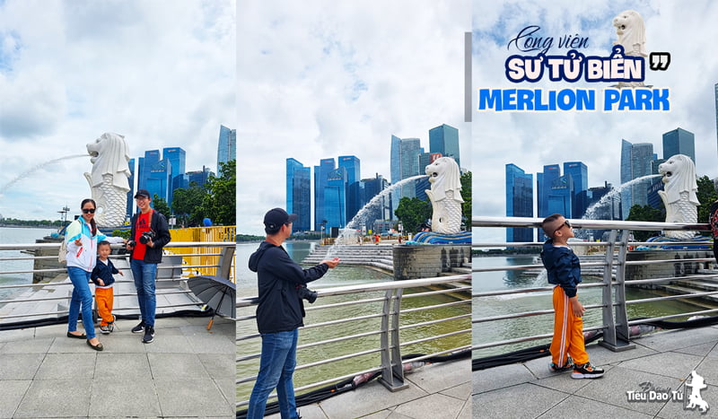 Khám phá công viên sư tử biển Merlion - biểu tượng du lịch Singapore 6 công viên sư tử biển merlion park