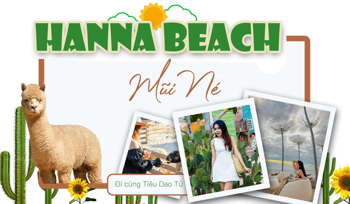 Đi Hanna Beach Mũi Né check in1001 góc sống ảo cực chất