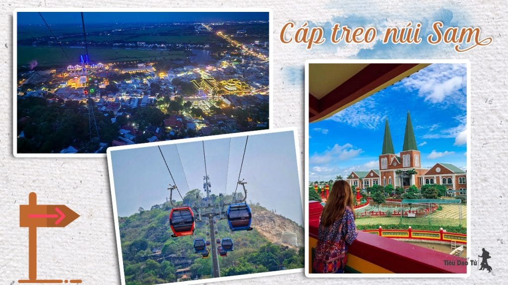 Du lịch núi Sam Châu Đốc - khám phá các địa điểm du lịch tâm linh nổi tiếng nhất miền tây 3 Trải nghiệm cáp treo núi Sam