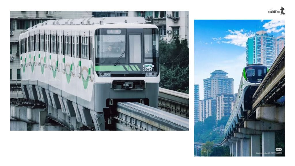 Kinh nghiệm check-in Ga Lý Tử Bá: Chuyến tàu xuyên tòa nhà ở Trùng Khánh 3 Trải nghiệm chuyến tàu xuyên tòa nhà ở Trùng Khánh Trung Quốc
